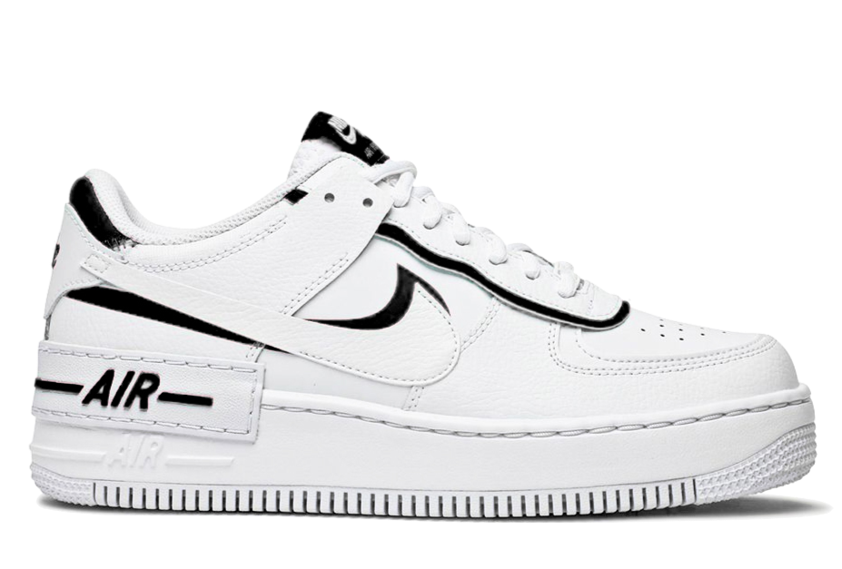 Nike Air Force 1 Low Shadow Black & White – Af1Sneakers